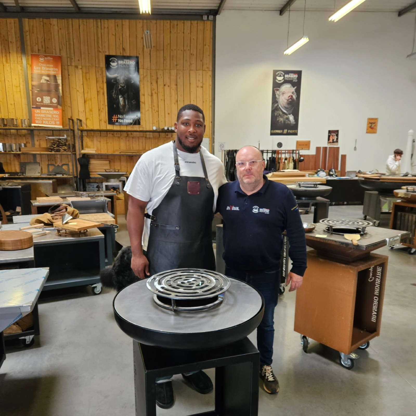 Équipe de l'atelier Brasero Industrie Concept